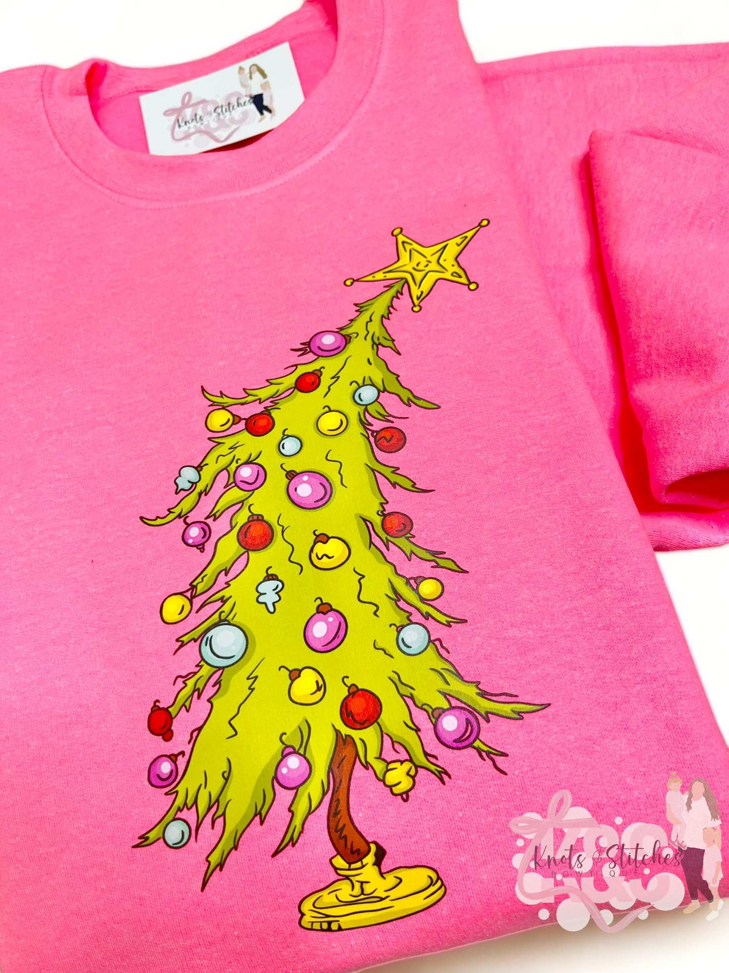 Whimsical Christmas tree crew