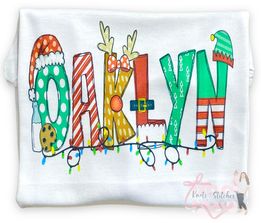 Christmas name shirt