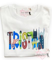 Superhero name tee