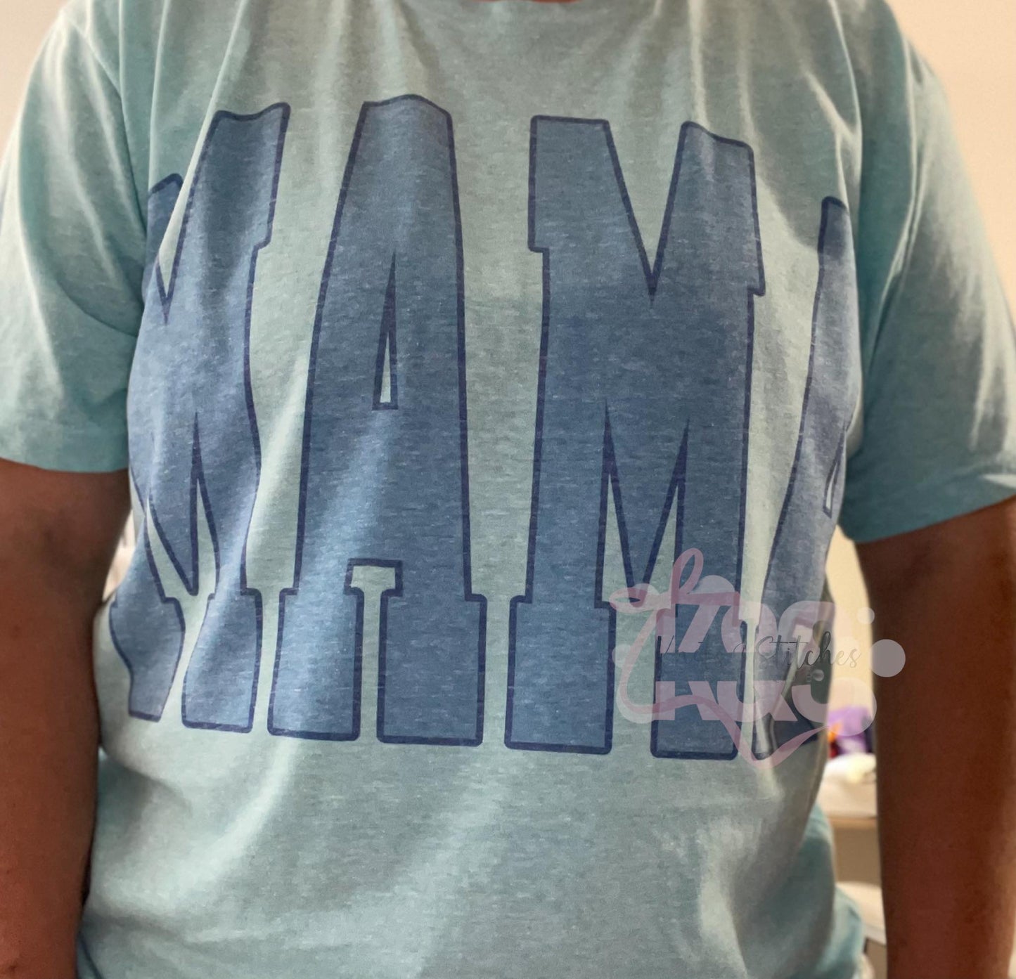 Oversized MAMA printed tee