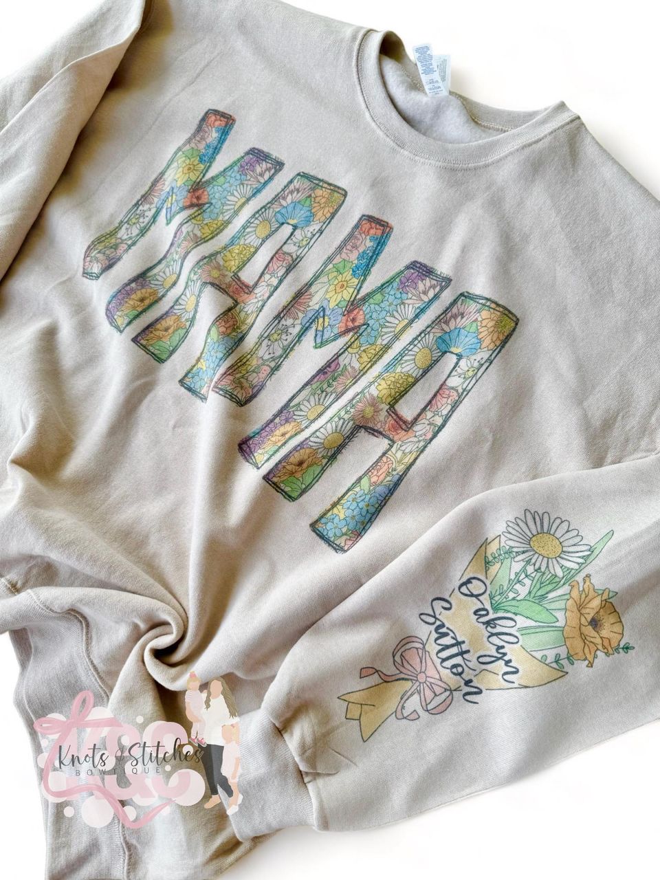 Birth flower bouquet shirt