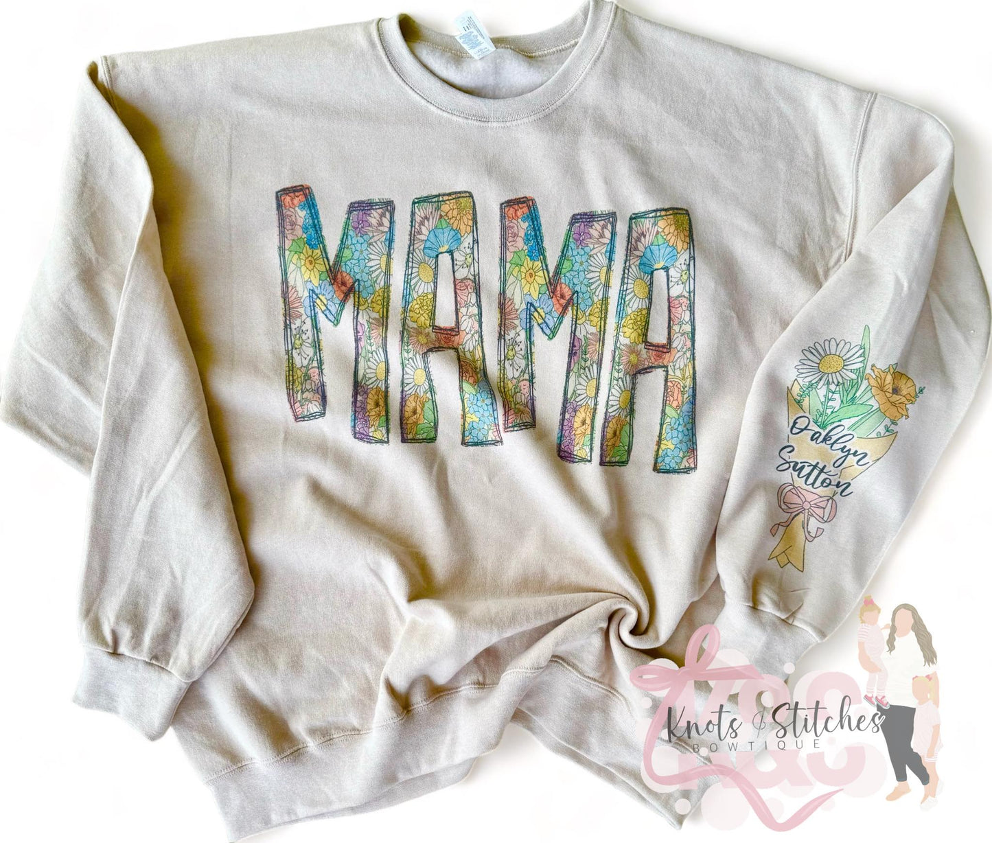 Birth flower bouquet shirt
