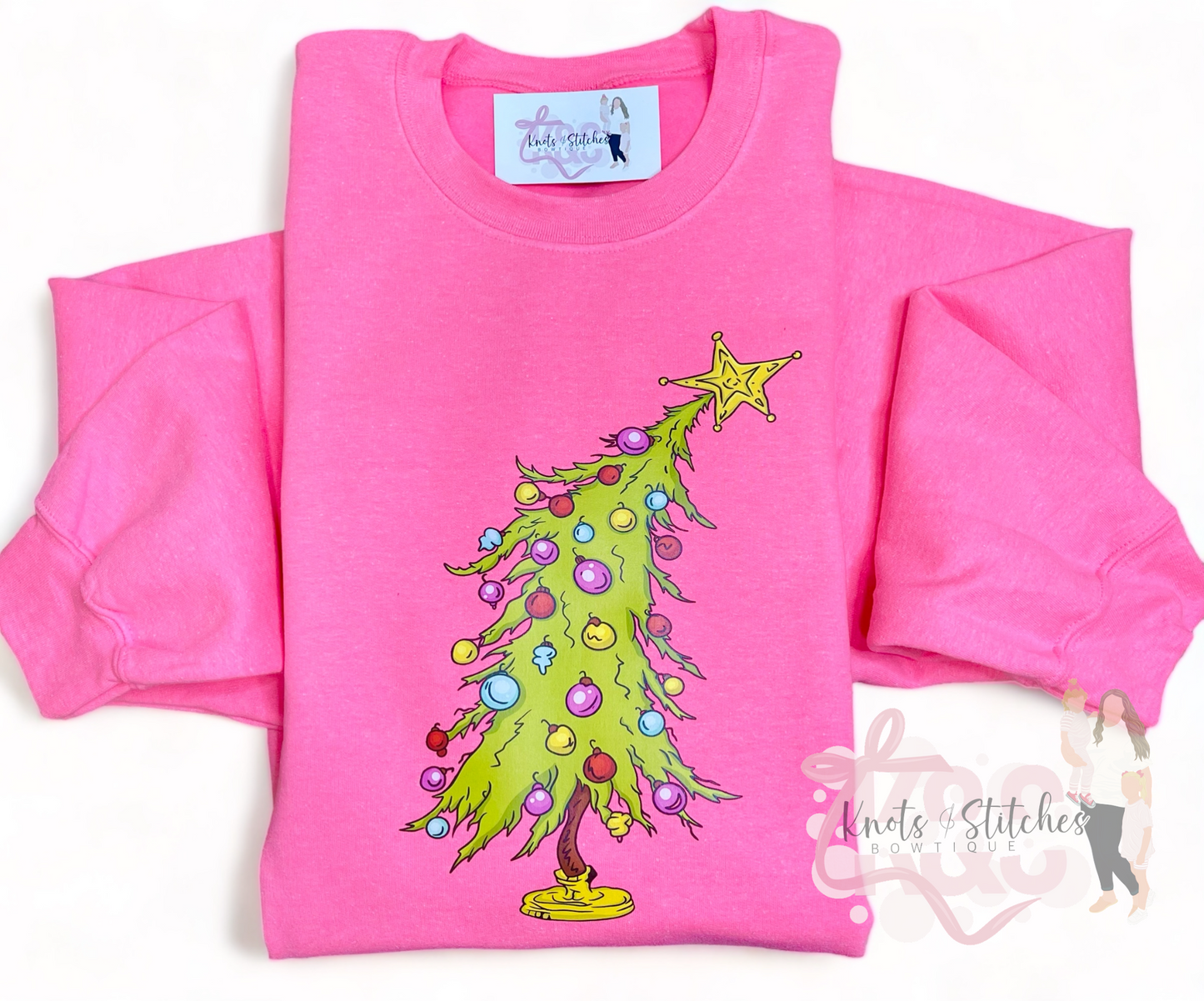 Whimsical Christmas tree crew