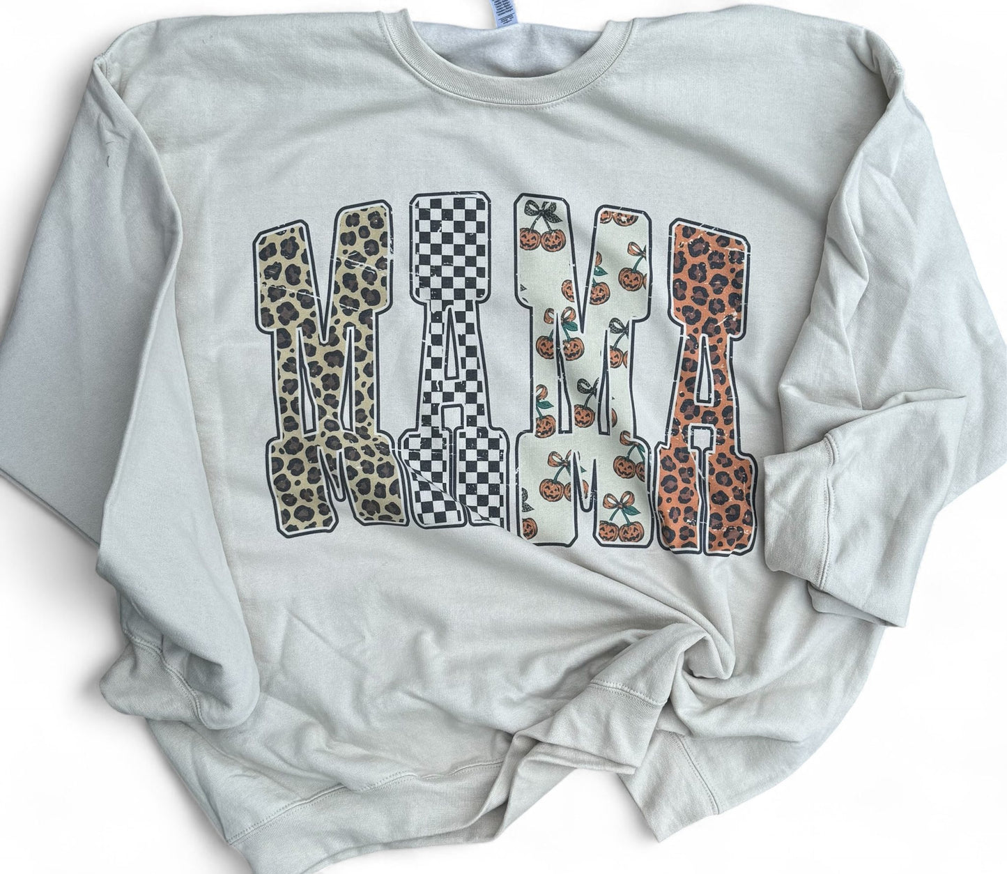 Pumpkin cherry MAMA crewneck