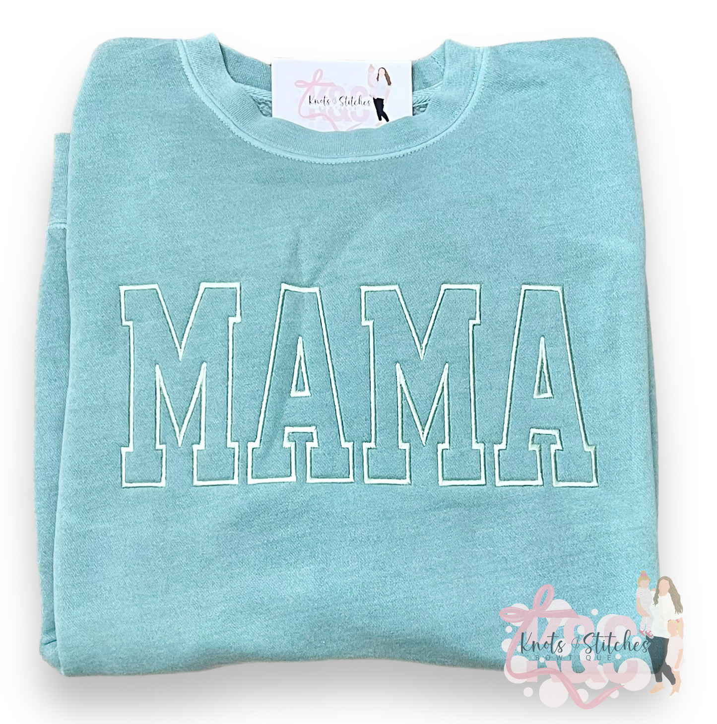 Embroidered MAMA crew