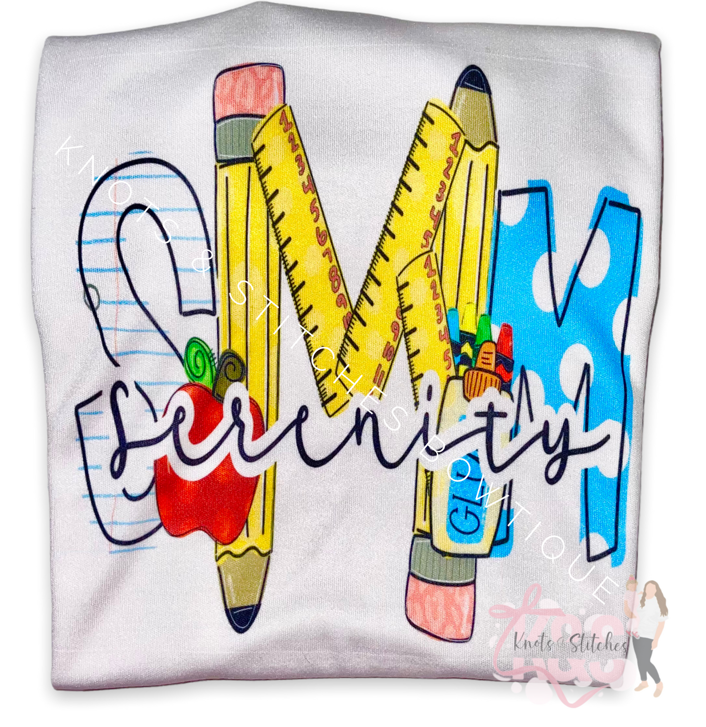 Back to school monogram