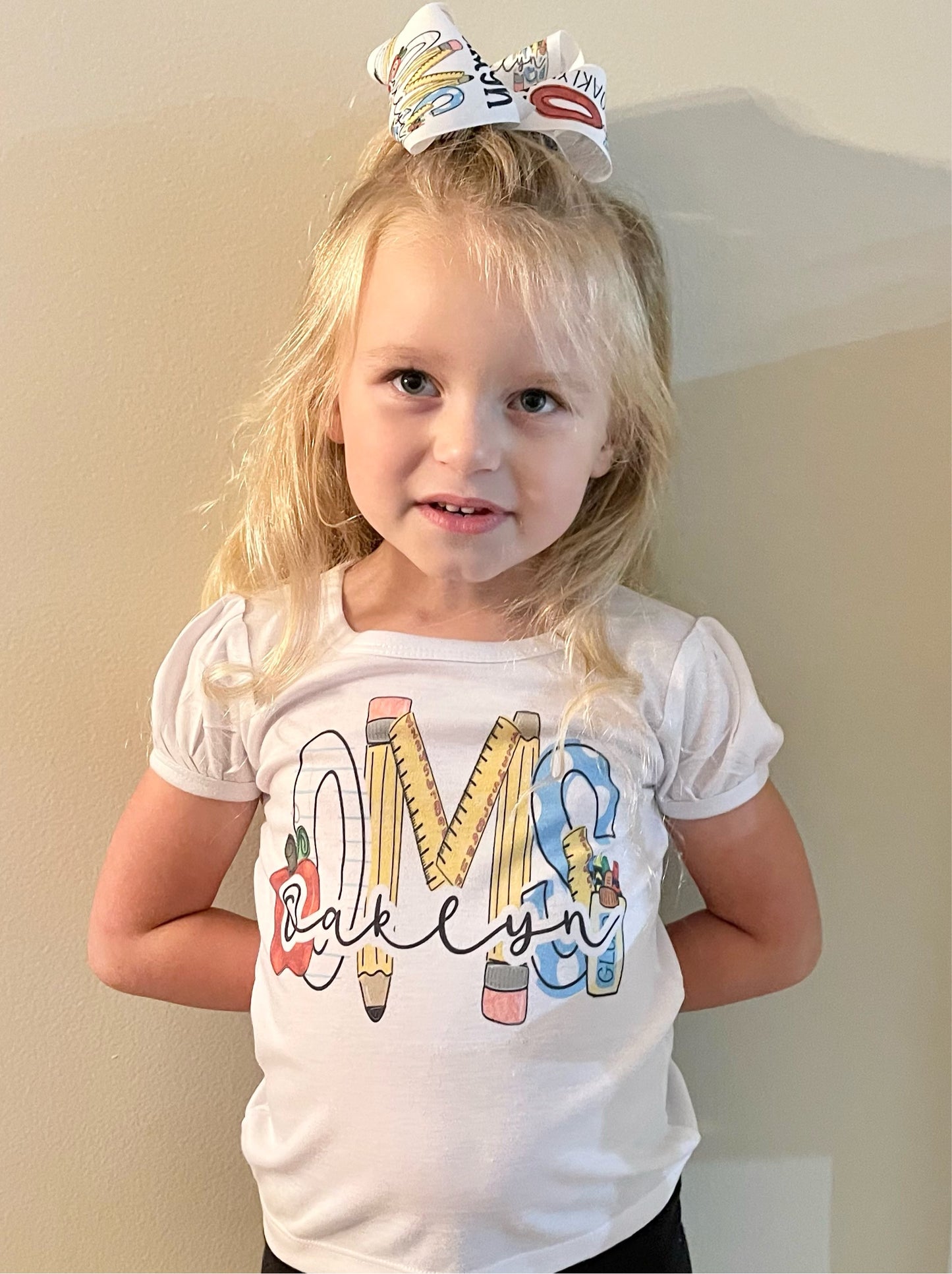Back to school monogram