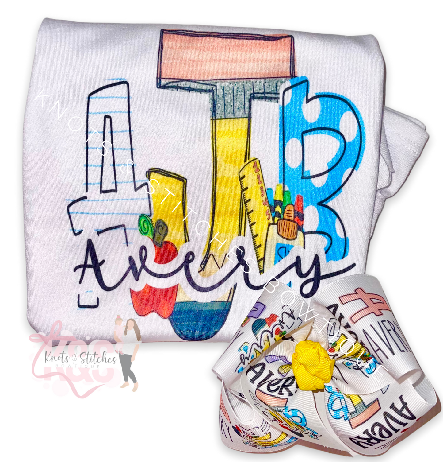 Back to school monogram
