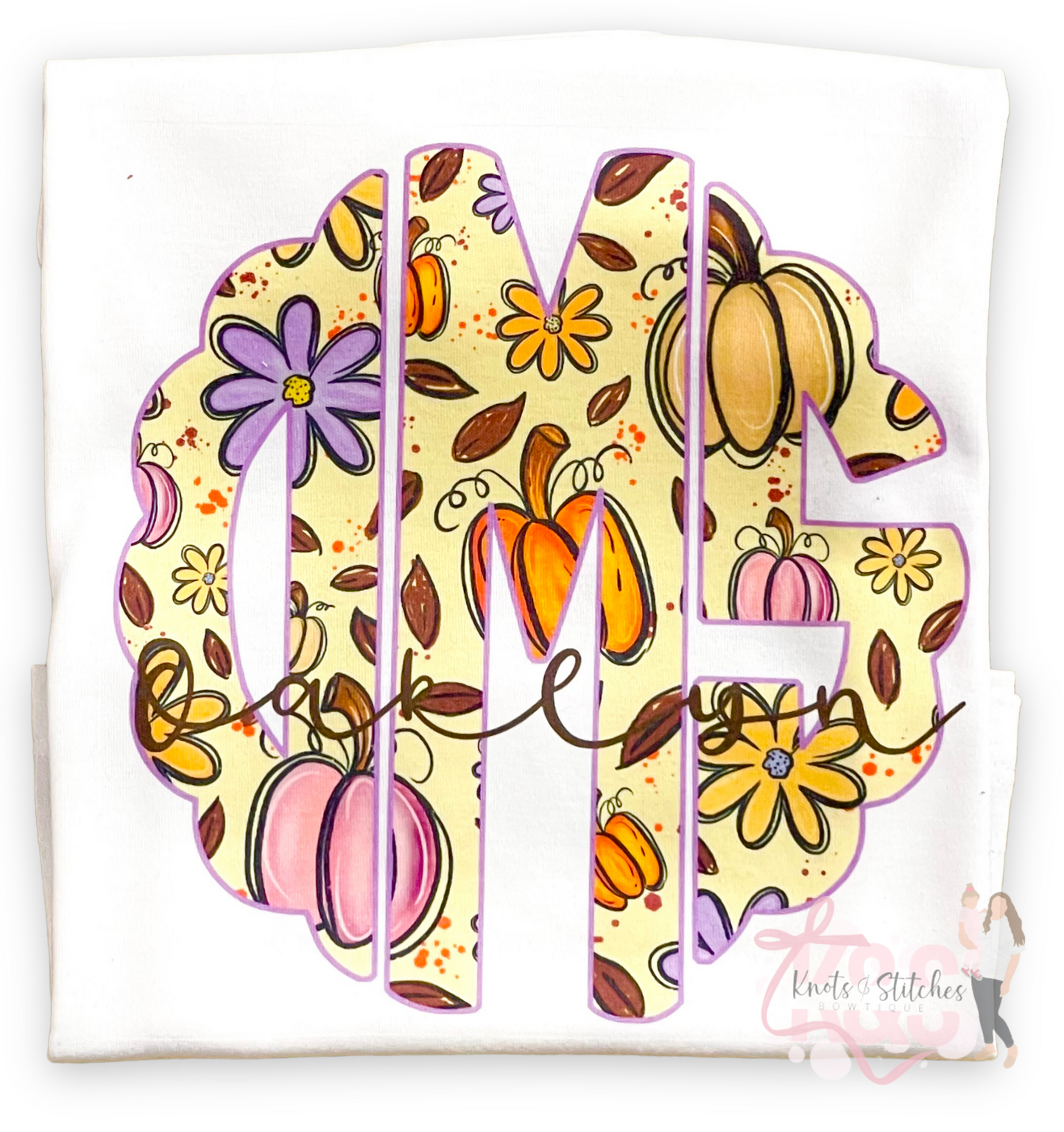 Pumpkin monogram
