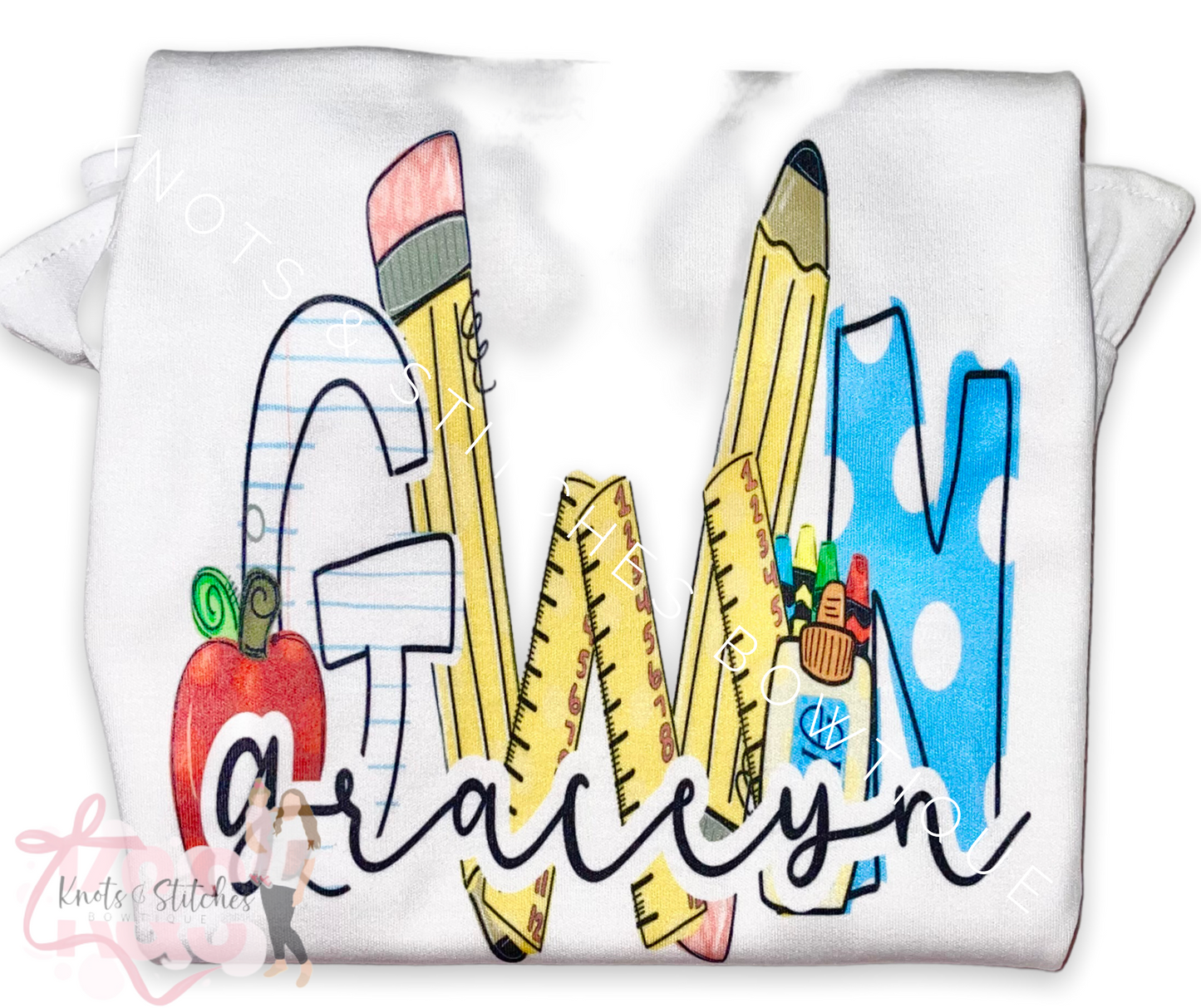 Back to school monogram