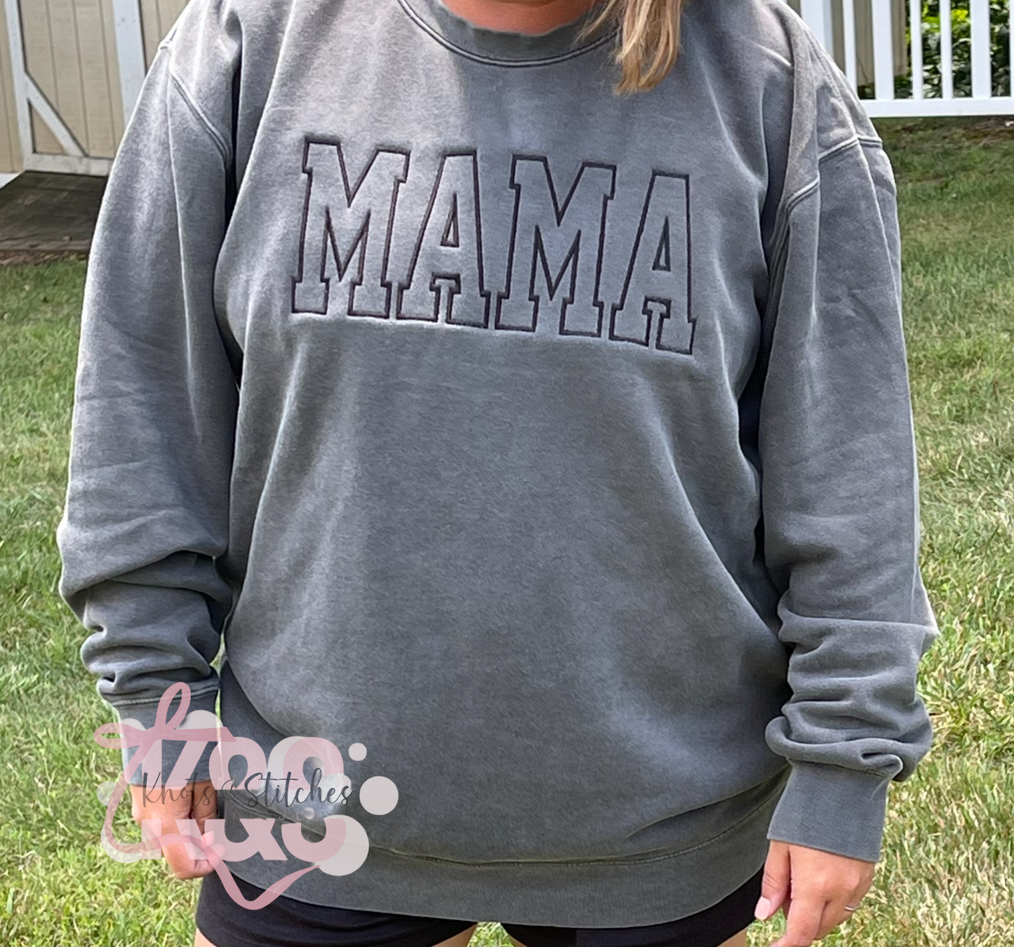 Embroidered MAMA crew