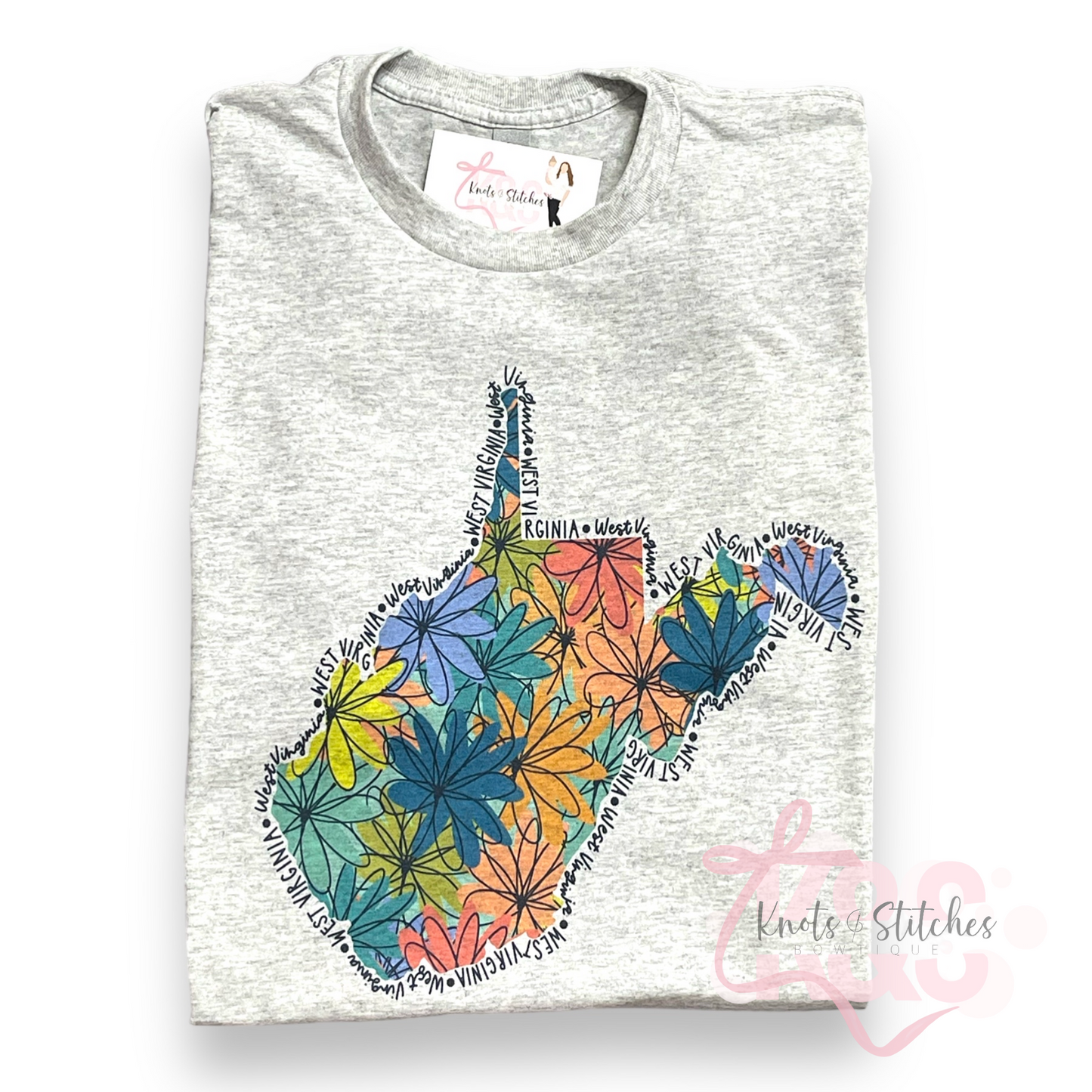 Floral State tee