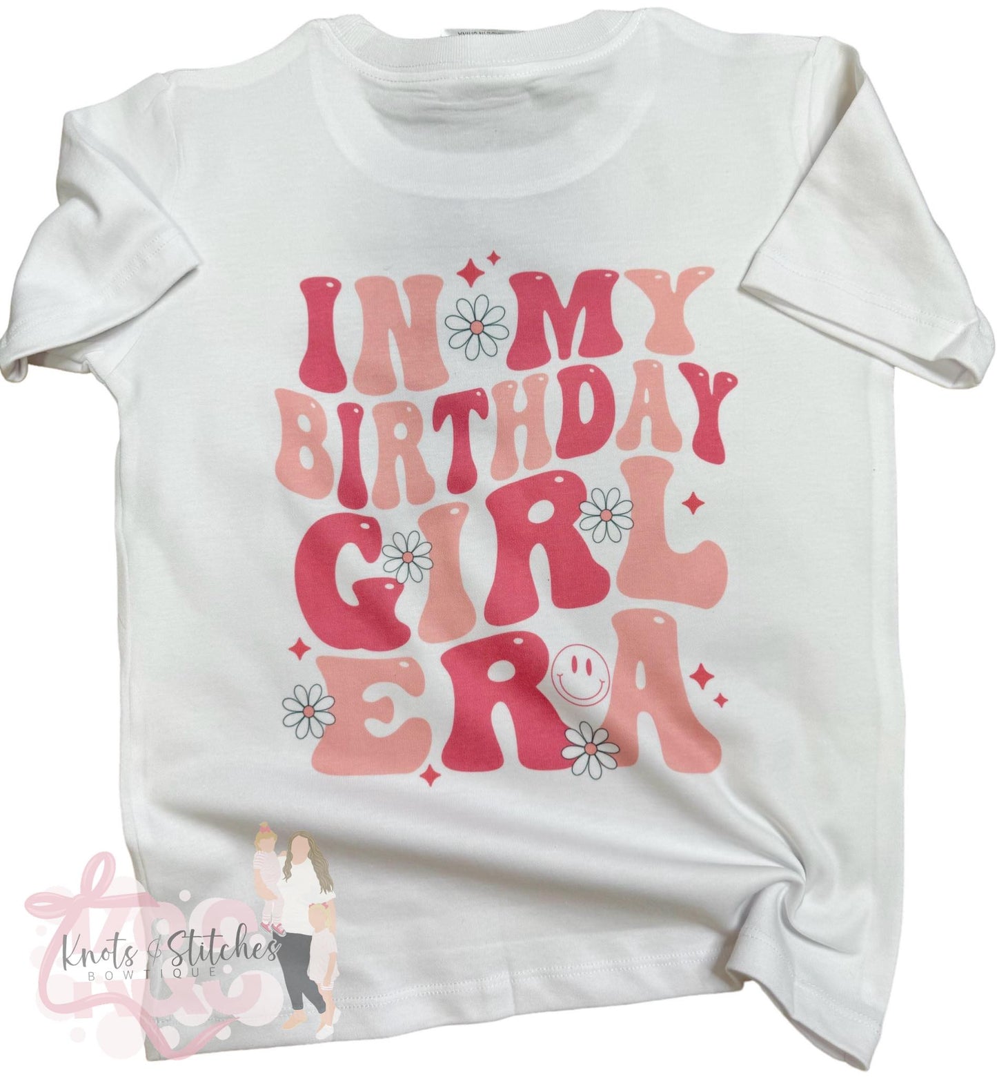 Personalized Birthday Girl Era tee