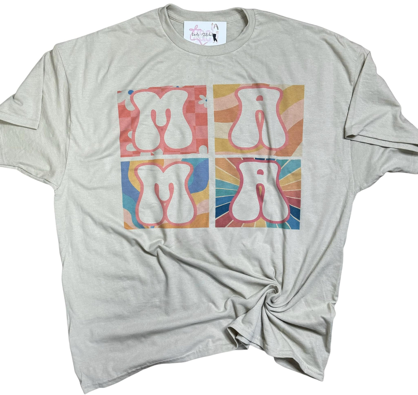 RTS Retro MAMA blocks tee