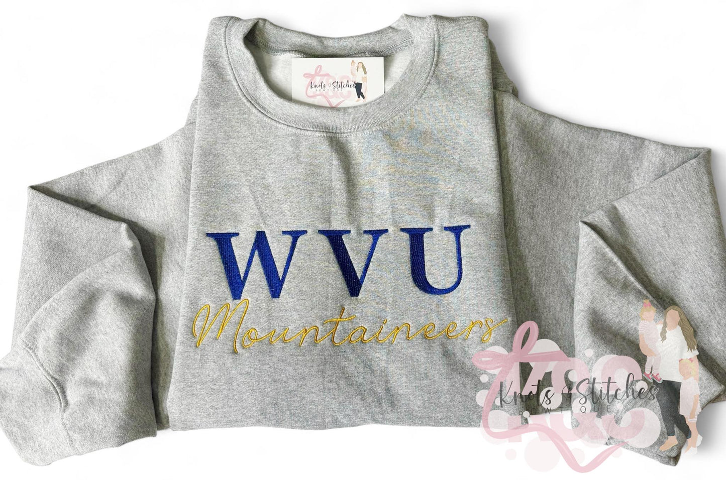 Embroidered WVU shirt