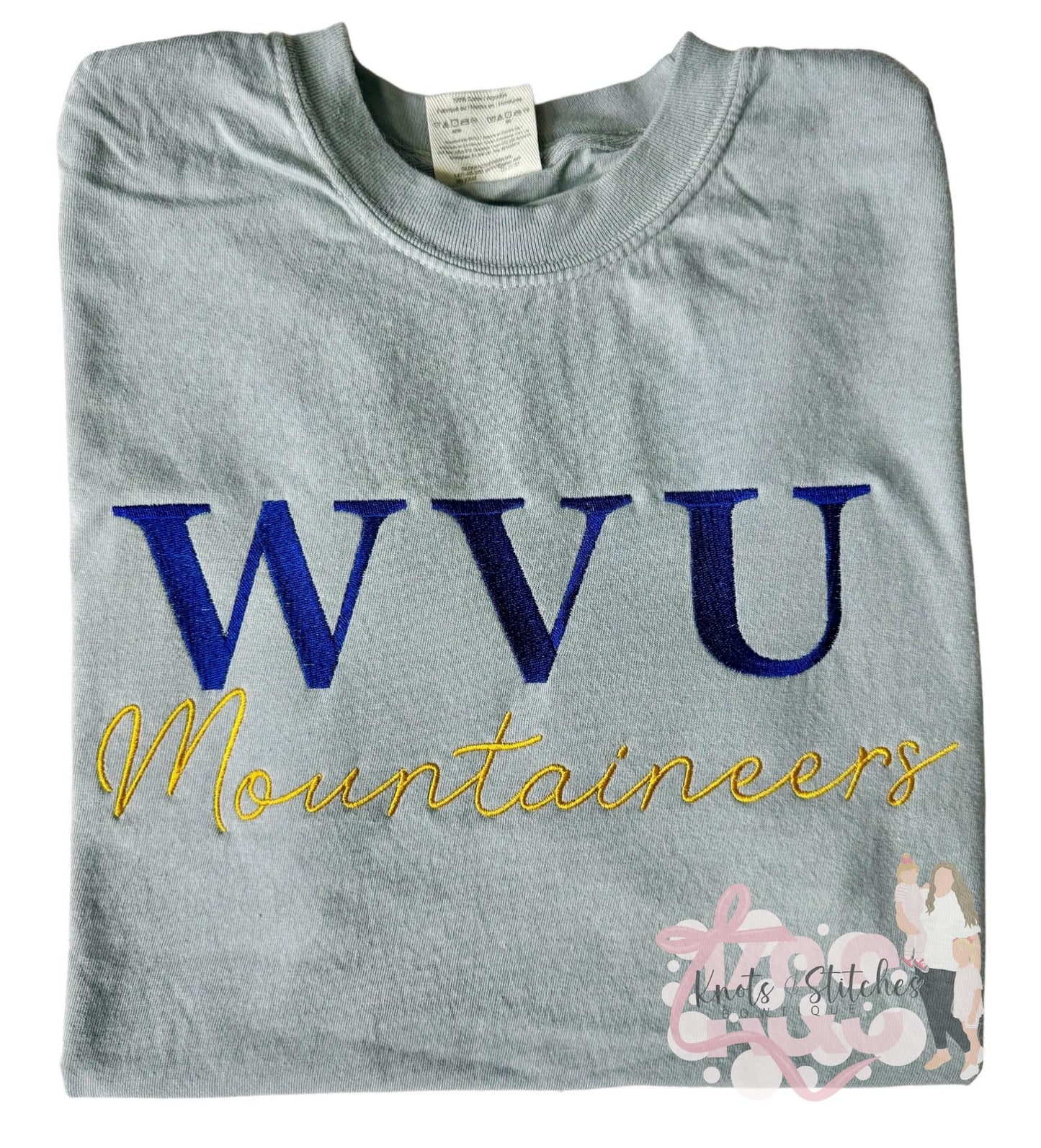 Embroidered WVU shirt