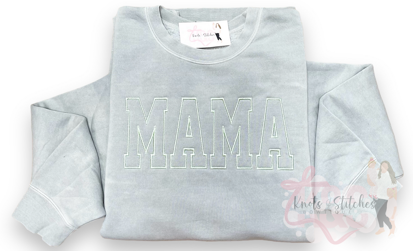 Embroidered MAMA crew