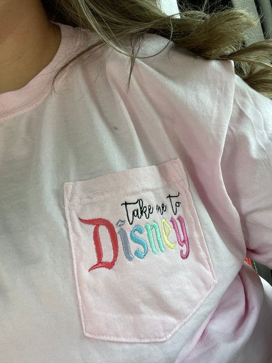 Take me to Disney tee