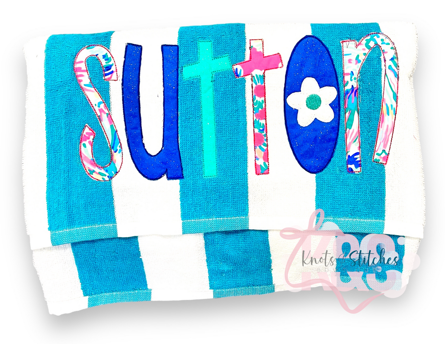 Personalized beach towel