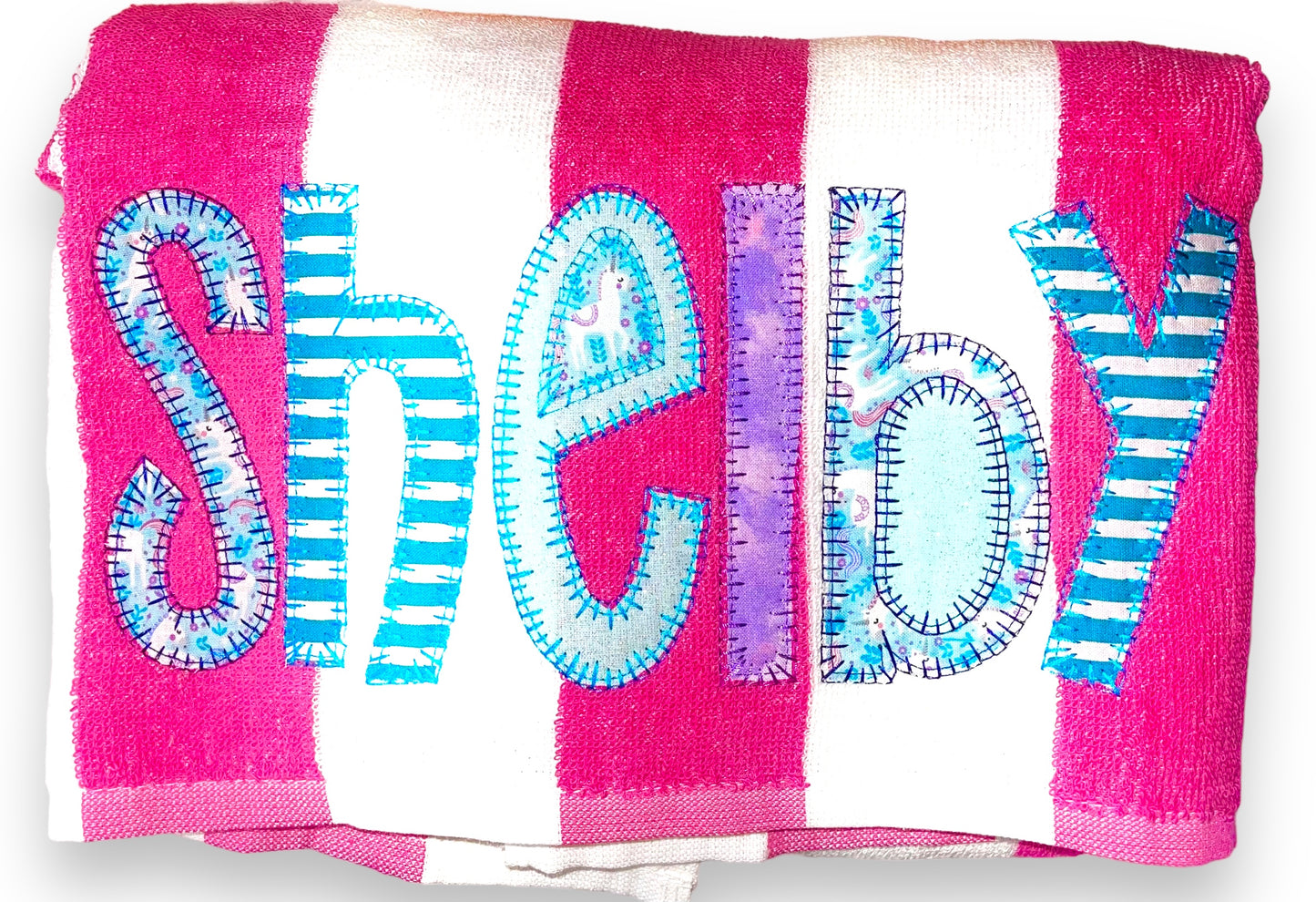 Personalized beach towel