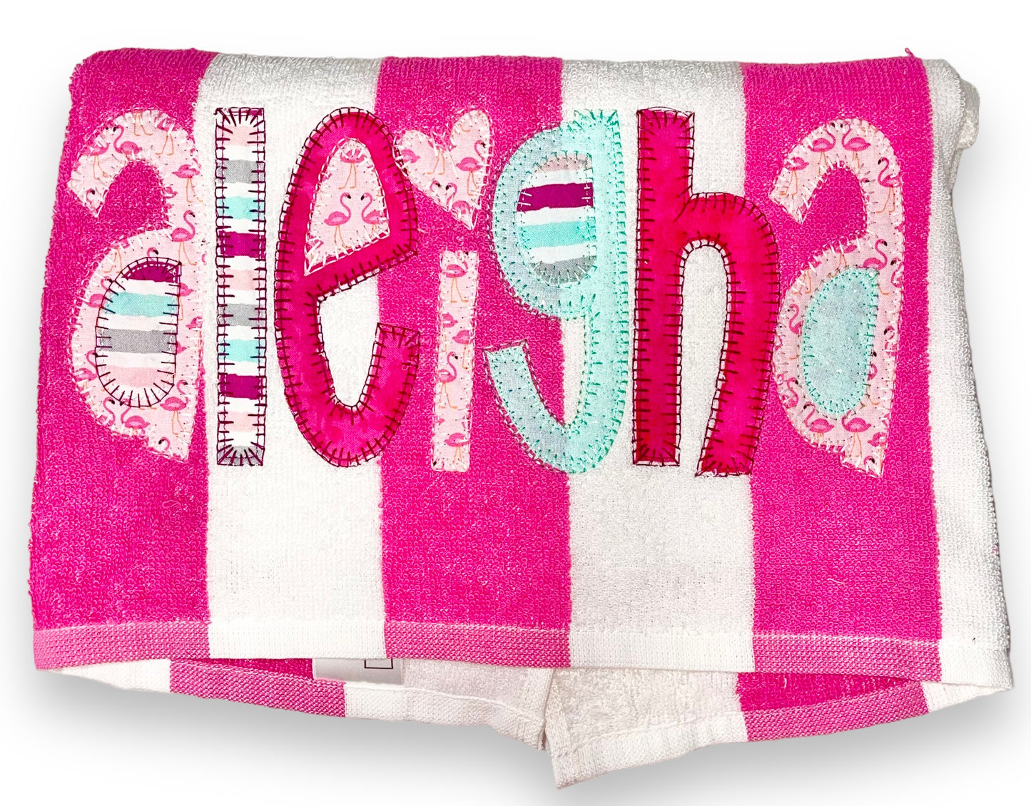 Personalized beach towel