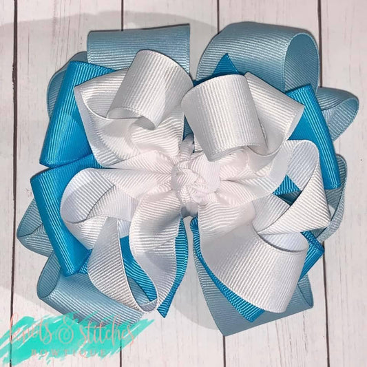 Inspired triple loopy bow